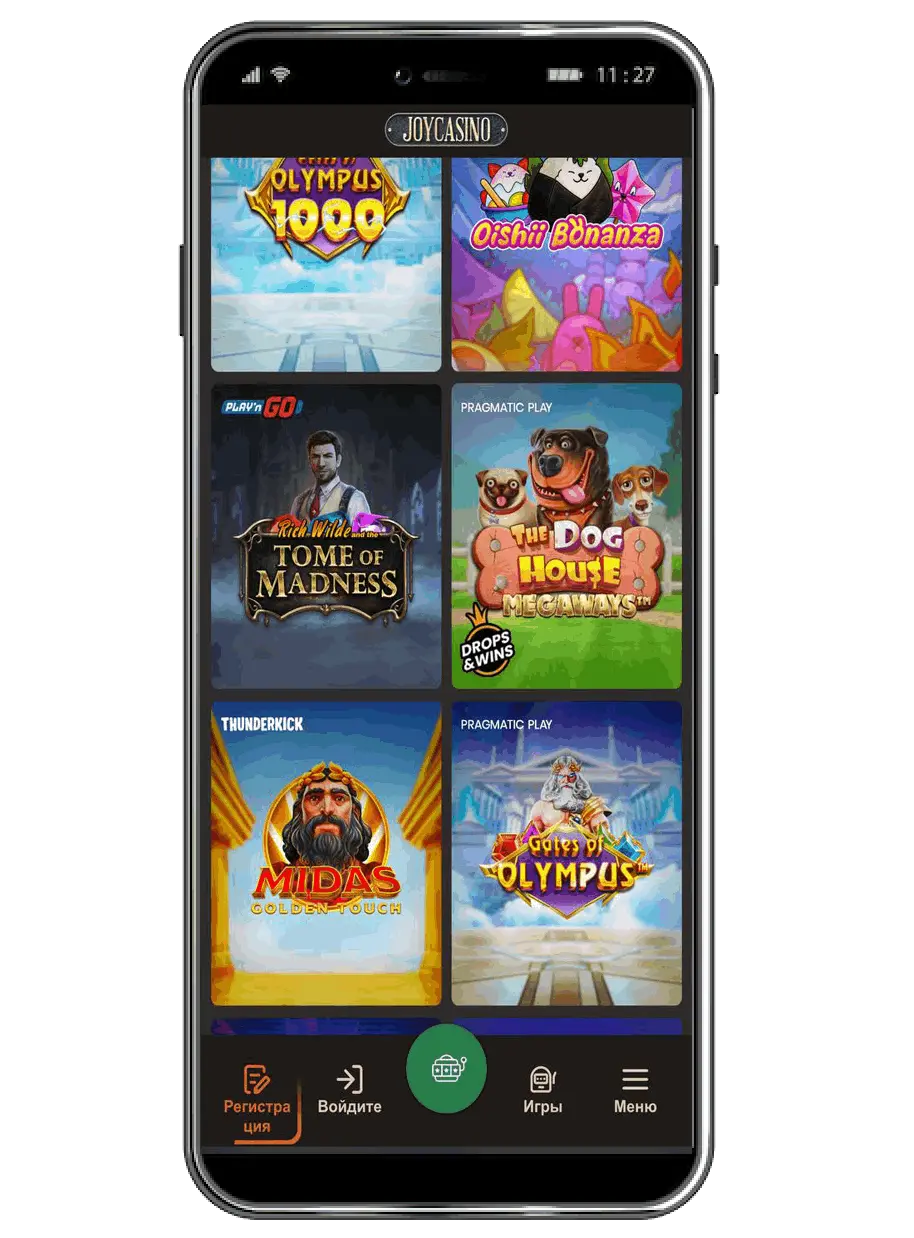 Скриншот joy casino номер 1